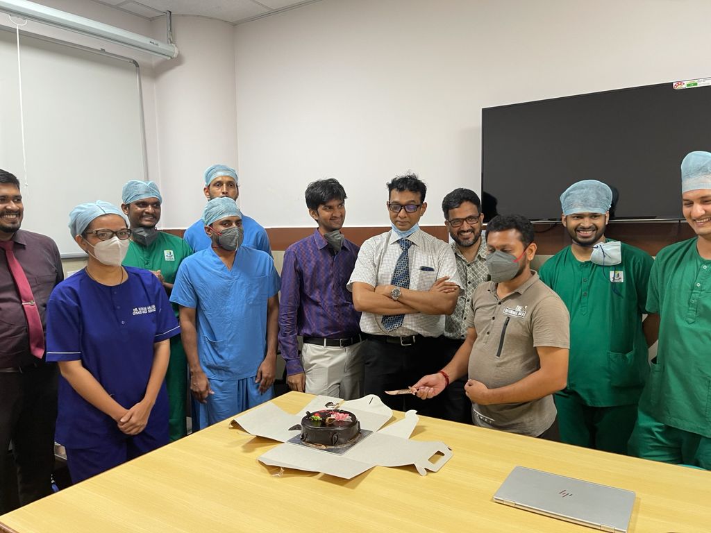 Dr. Mariam Anjum — Team Celebration with OT Staff
